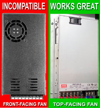 Load image into Gallery viewer, Quiet Fan Plug n Play kit (RSP-500-48 Power Supply) SFAN-001