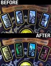 Load image into Gallery viewer, Iron Maiden Eddie Cards Color Bracket