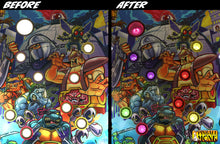 Load image into Gallery viewer, TMNT Mode Light Bracket Set - 9 Inserts
