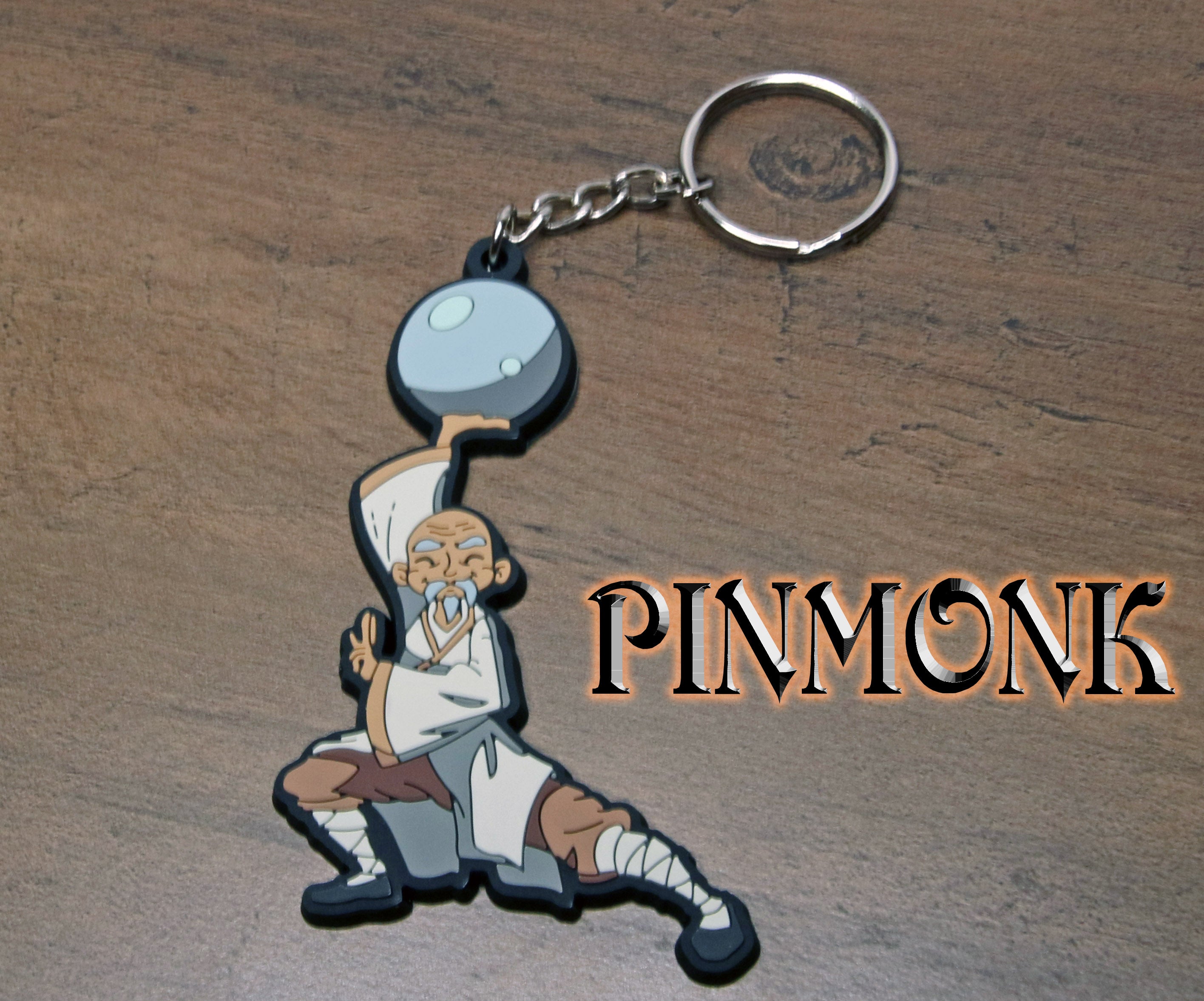 Pin Monk Pinball Keychain